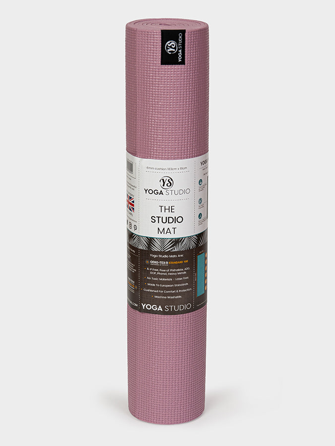 Yoga Studio Sticky Yoga Mat 6mm - Dusty Pink