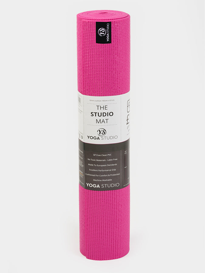 Yoga Studio Sticky Yoga Mat 6mm - Pink